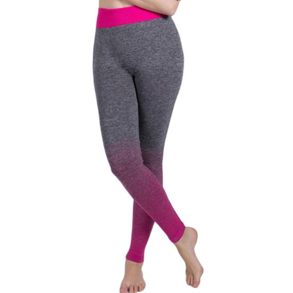 Woman’s yoga pants by Blanca line.